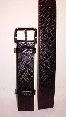 Pulseira de couro preta Kenneth Cole 18 mm - Imagem 1 de 2