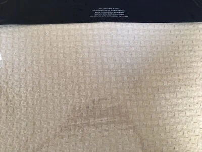 RALPH LAUREN ANNANDALE "GRIFFITH" F/QUEEN BED BLANKET NATURAL $285 NIP   - Image 1 of 4