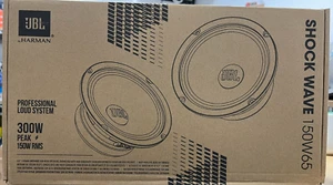 Woofer de rango medio JBL ShockWave 150W65 6,5" 300 vatios potencia máxima (un par) - Imagen 1 de 3