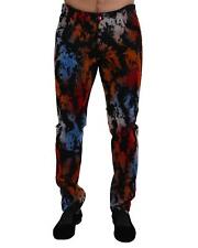 Dolce & Gabbana Tie Dye Skinny Denim Jeans  -  Pants  - Multicolor
