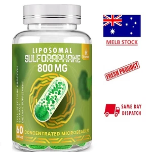 LIPOSOMAL SULFORAPHANE 800mg Brain, Liver Health, Broccoli Extract 60softgels - Picture 1 of 7