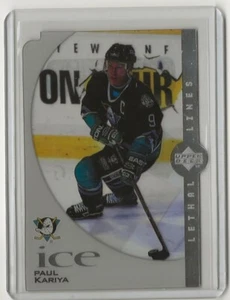 97-98 1997-98 Upper Deck Ice Lethal Lines #L1A Paul Kariya Anaheim Ducks - Imagen 1 de 1