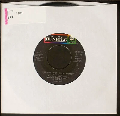 Three Dog Night - On The Way Back Home - 7" single 45rpm record - Image 1 of 3