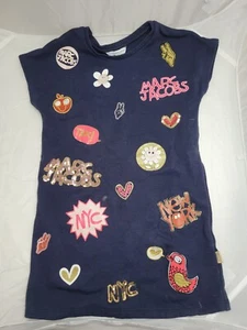 Little Marc Jacobs Navy Sequin Dress Size 6 Years Girls. D3 - Picture 1 of 7
