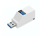 USB 2.0/3.0 HUB Adapter Extender Mini Splitter Box 3 Ports  PC Laptop Macbook NY