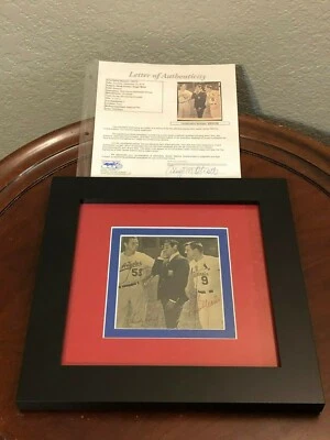 Roger Maris Cardinals & Sandy Koufax Brooklyn Dodgers Signed Autograph Photo JSA - Image 1 of 2