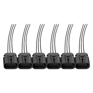 6pcs Ignition Coil Pack Wiring Connector Pigtail For Nissan 300ZX 3.0L V6 90-96 - Picture 1 of 7