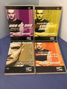 Justin Herald Major Motivation x 4 Audiobook Audio CD Bundle see List - Imagen 1 de 4