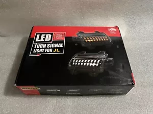 EMC LED Turn Signal Lights for JL Jeep Wrangler Gladiator Smoke Lens Beam Type - Foto 1 di 5