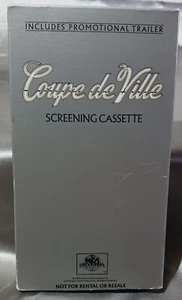 Coupe de Ville- Pre-Owned VHS Screener Alan Arkin Patrick Dempsey 1990 - Picture 1 of 5
