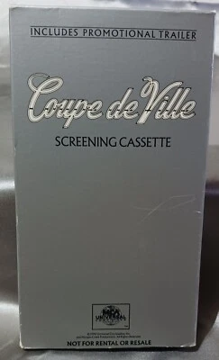 Coupe de Ville- Pre-Owned VHS Screener Alan Arkin Patrick Dempsey 1990 - Image 1 of 4