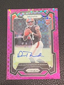 2023 Panini Prizm Purple Power Auto Rc Dorian Thompson-Robinson /49 322 - Picture 1 of 3