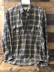 Cutter & Buck White Black Striped Button Down Men's Dress Shirt - Perfect Cond. - Picture 1 of 8