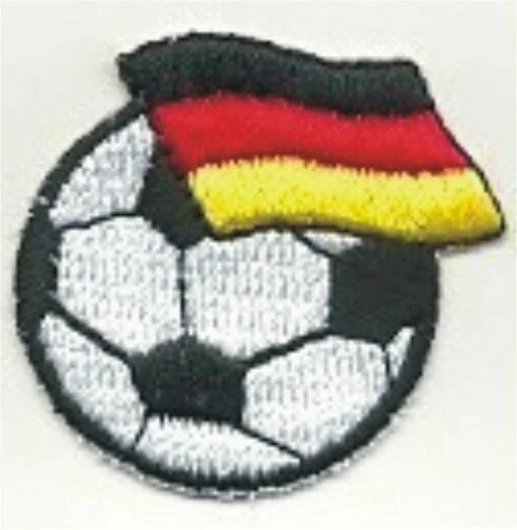 1 1/2" Soccer Fußball Germany Deutschland Flag Flagge Embroidery Patch Cover