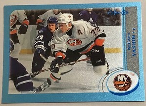 2002-03 ALEXEI YASHIN O-PEE-CHEE PREMIER BLUE PARALLEL #233 ISLANDERS #018/500