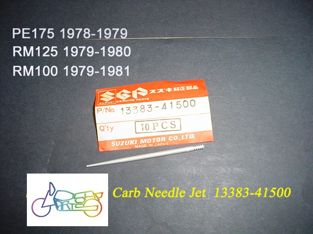 Suzuki PE175 RM100 RM125 Carb Needle NOS PE175 Carburetor Needle OEM 13383-41500 - Imagem 1 de 1