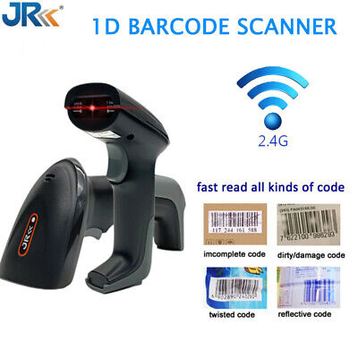 JR 2.4Ghz Wireless Barcode Scanner USB Cordle...