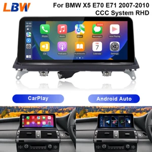 Pantalla multimedia de coche de 10,25"" apta para BMW X5 E70 E71 2007-2010 CCC RHD - Imagen 1 de 13