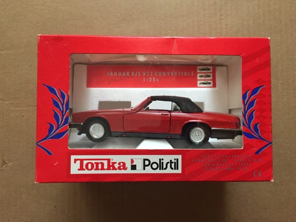 Polistil Tonka 1/25 Jaguar XJ-S V12 Convertible Die Cast Rojo Italia Foto 1 de 4