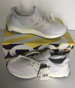 Adidas Ultra Boost 4.0 triple white Mens Size 8.5 - Picture 1 of 12