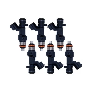 1200cc Set of 6 Turbo Fuel injectors fits Nissan GTR 370Z 350Z Infiniti G35 G37 - Picture 1 of 7