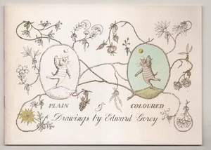Brendan Gill / EDWARD GOREY PLAIN & COLOURED DRAWINGS 1st Edition 1974 #190111 - Picture 1 of 1