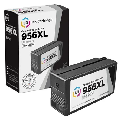 LD Compatible Replacement HP 956XL / L0R39AN High Yield Black Ink Cartridge - Image 1 of 4