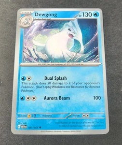 Pokemon 151 Dewgong Uncommon Card 087/165 NM - Picture 1 of 1