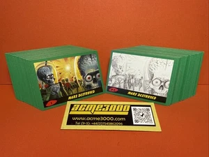 Topps MARS ATTACKS THE REVENGE Full 110 Base Card Set 1-55 + Pencil Art P-1 P-55 - Picture 1 of 4