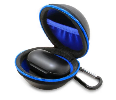 Travel Carry Case fits Samsung Galaxy Buds - Includes USB Cable and Carabiner - Image 1 of 4