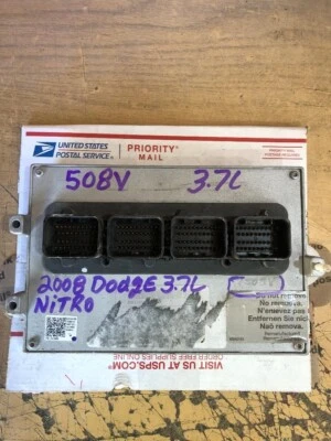 Компьютер двигателя 2008 08 Dodge Nitro 3,7 л AT ECU PCM 05187508V 508 - Изображение 1 из 3
