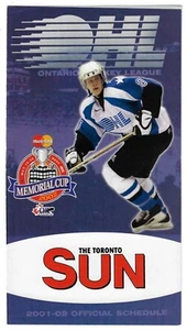 ¡¡¡horario de hockey de la Liga OHL 2001-02!!! The Toronto Sun - Imagen 1 de 1