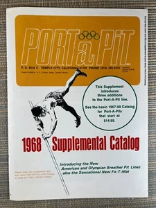 Port a Pit 1968 Catalogo Supplementare Pole Vault Salto in Alto 1967 Pubblicità Stampa Vintage - Foto 1 di 4