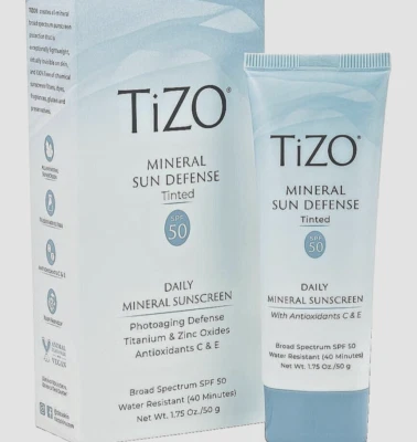 TiZO Mineral Sun Defense SPF 50  Tinted , .75 oz Broad Spectrum  , Antioxidant - Image 1 of 4