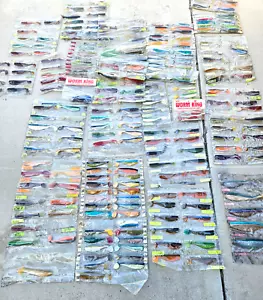 Worm King Swimbaits Lot -Original Colort chart Baits 200 + - 3" to 5" - Picture 1 of 2