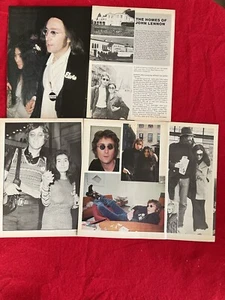 🔥🔥 John Lennon Yoko Ono (5) Revista Recortes Pinups Recortes🔥🔥 - Imagen 1 de 2