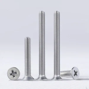 Countersunk Phillips Screws M1 M1.2 M1.4 M1.6 Metric 304 Stainless Steel - Picture 1 of 6