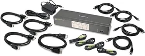 IOGEAR 4-Port DisplayPort KVM Switch with USB 3.0 Hub GCS-1904 - Afbeelding 1 van 5