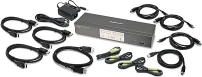 IOGEAR 4-Port DisplayPort KVM Switch with USB 3.0 Hub GCS-1904 - Image 1 of 4