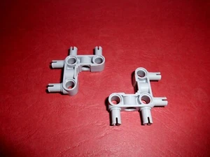 Lego (55615) 2 Eckverbinder mit 4 Pinne, in hellgrau aus 8527 42009 8145 8265 - Bild 1 von 1