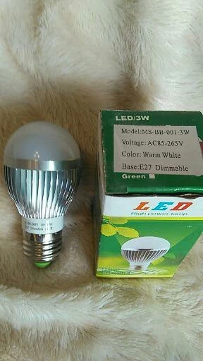 10 x 3W Dimmable ES E27 Warm White LED Light Lamp Bulb Low Energy 240V JobLot - Image 1 of 1