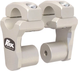 Rox Speed FX - 2" Pivoting Riser for 1-1/8" Handlebars Matte Aluminum 1R-P2PPA - Picture 1 of 2