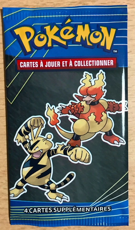 BOOSTER CARTE POKEMON MACDONALD'S 2019 MACDO MAC DONALD'S MAGMAR ELEKTEK