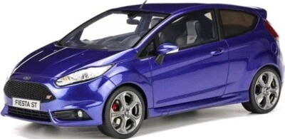 model road car Ford Fiesta Mk.7 ST Spirit Blue Metallic Resin 2016 Otto 403 1:18 - Image 1 of 4