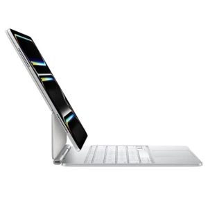 GENUINE APPLE IPAD PRO 13” M4 2024 MAGIC KEYBOARD CASE WHITE ORIGINAL MWR43B/A - Photo 1/11