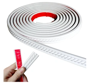 Peel and Stick Molding Trim Self Adhesive Flexible Wall Trim Molding (200 in) - Picture 1 of 5