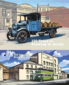 Jersey Stamps: "150 Years - Brewing in Jersey" Presentation Pack MNH £3 M/S 2021 - Picture 1 of 5