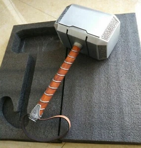 Vengadores 1:1 Thor Hammer Réplica Cosplay Mjolnir Prop Collector Halloween r... - Imagen 1 de 7