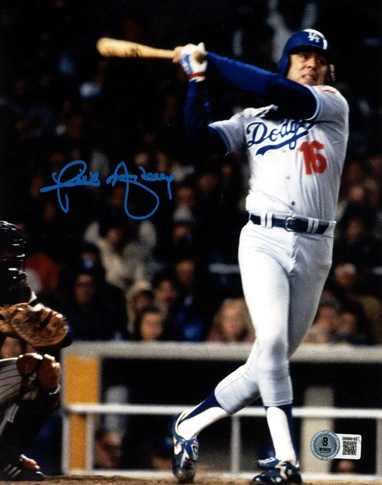 Rick Monday Signed Los Angeles Dodgers 8x10 Photo Beckett Witness BAS COA #1 - Image 1 of 1