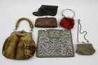 Evening Bag Purse Job Lot Antique & Vintage Beaded Velvet Novelty Shoe x 6